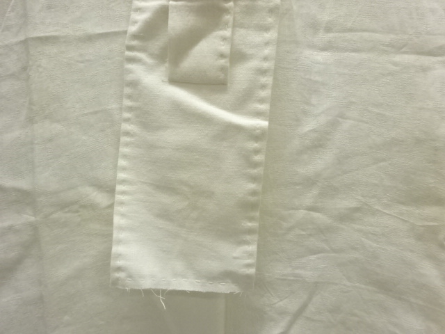  アンティーク　本麻すかし織抽象模様長襦袢